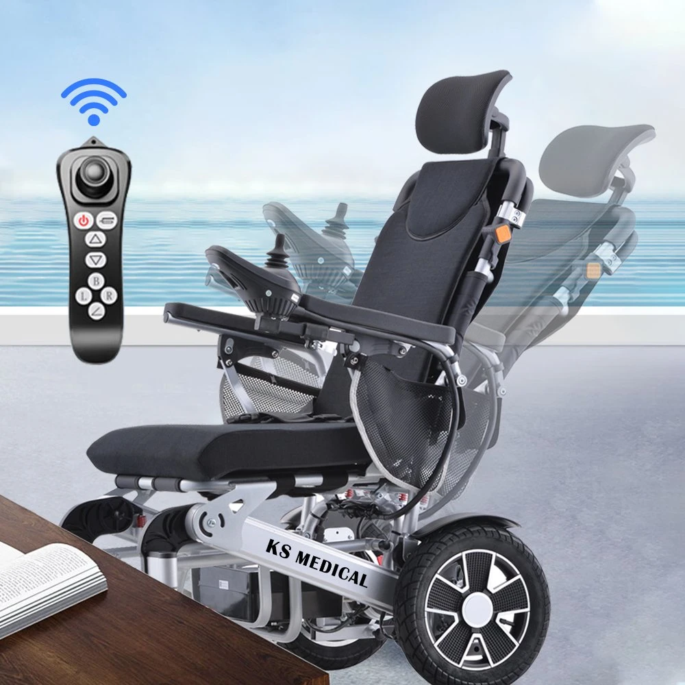 Ksm-606ar Auto Reclinar Medical Electric Power Indoor orgulho da cadeira de rodas cadeiras de Mobilidade do fornecedor para pessoas com deficiência