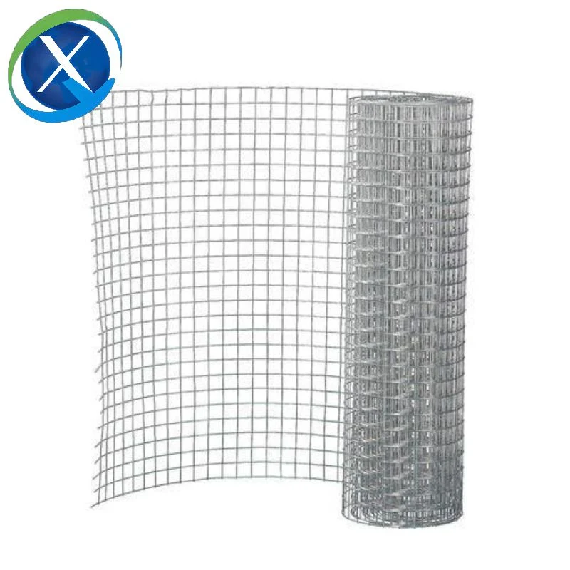 Galvanized Steel/Stainless Steel 1/2 Inch 4X50FT Roll Square Mesh PVC Coated Gi Wire Welded Metal Wire Mesh