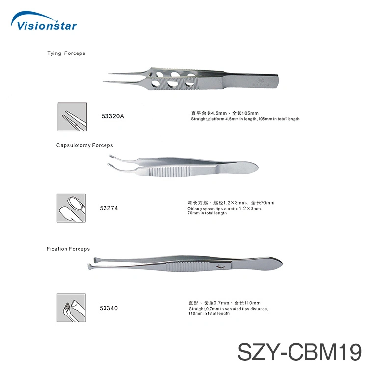 Szy-Cbm19 Ophthalmic Operation Instrument Set