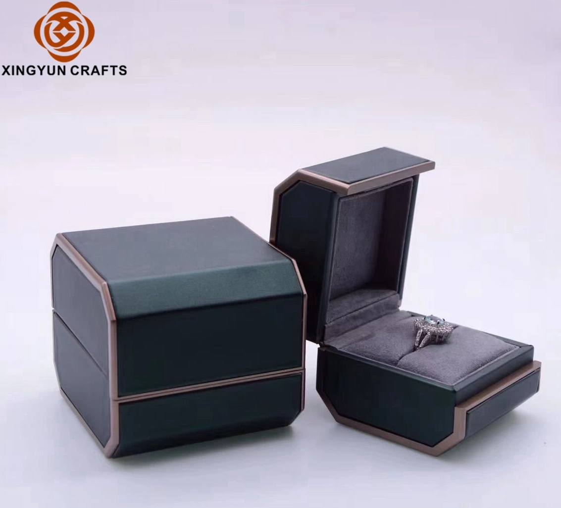 Microfiber Inside Wholesale/Supplier White Color Custom Luxury Leather Jewellery Box Gift Packaging for Jewelry