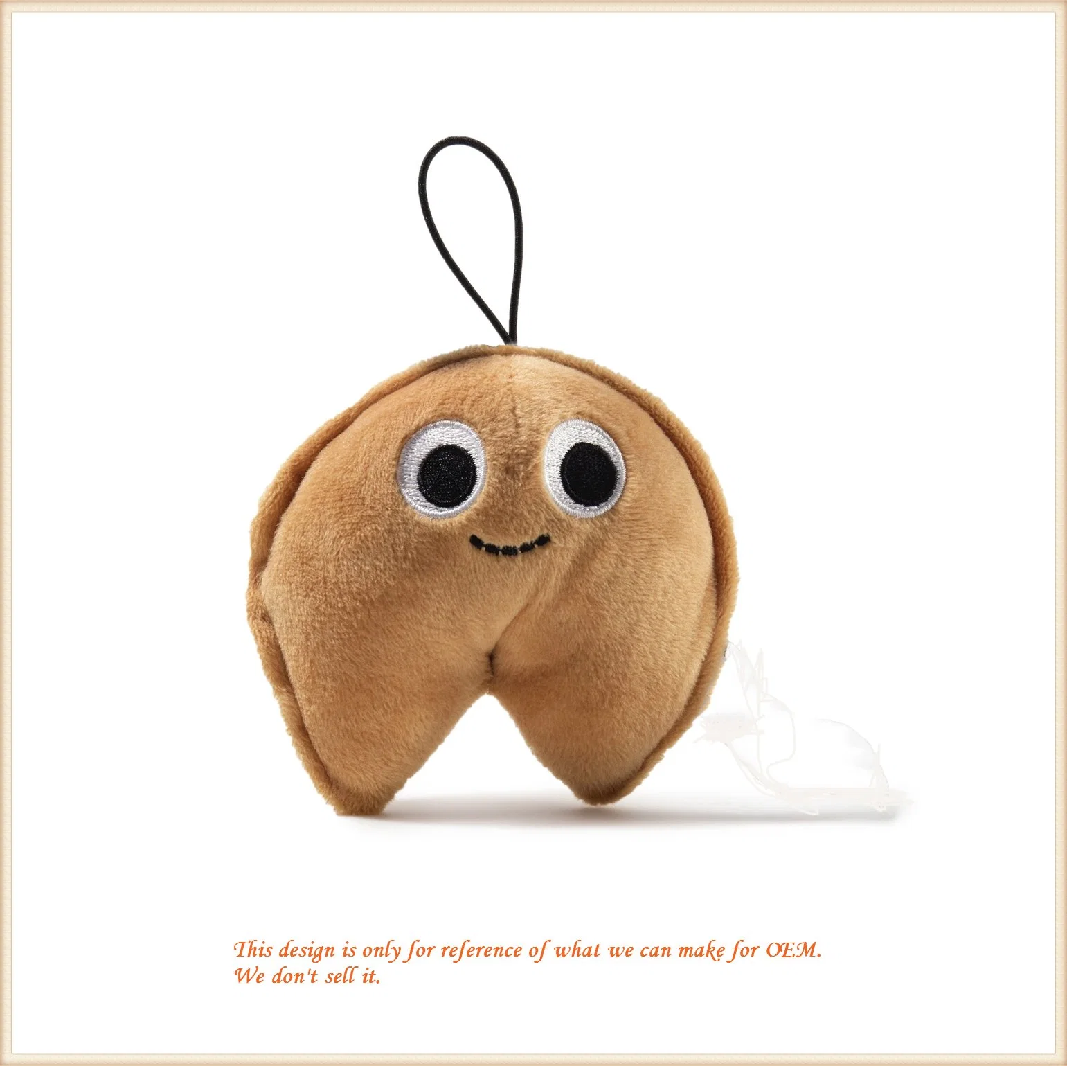 Fortune Cookie Key Ring Plush Key Holder Adorable Gifts