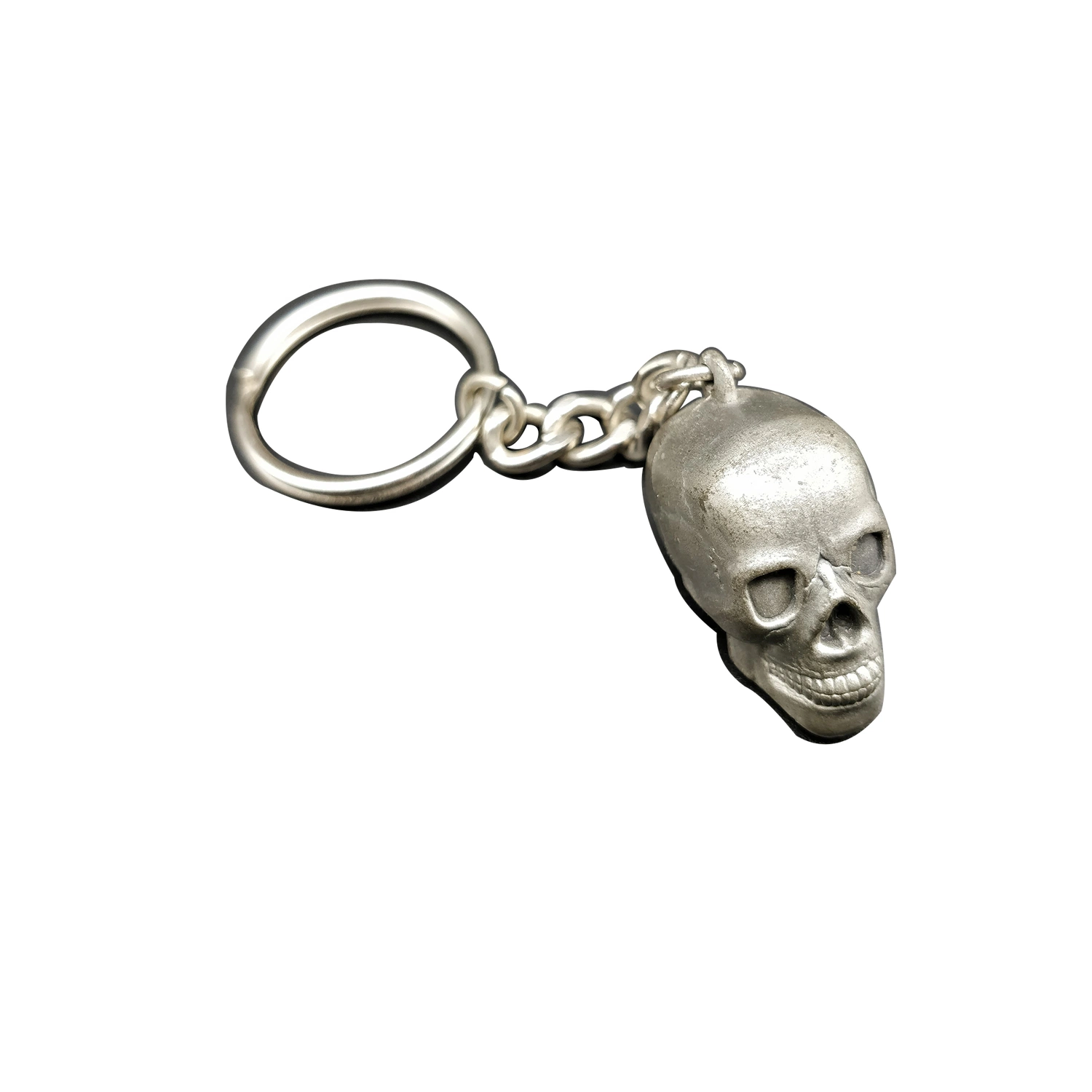 Custom Skull Cute Ghost Keychain Logo Keyring Medal