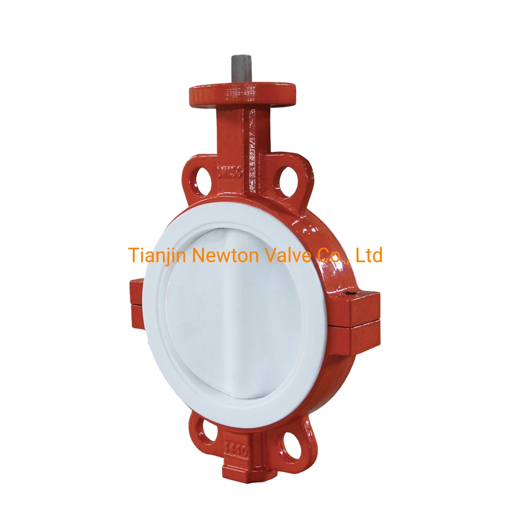 150lb 4 Inch Pn16 Pn10 DN100 CF8 Stainless Steel Valve Butterfly Wafer Type EPDM/ NBR/ PTFE Soft Sealed Butterfly Valve for Water Oil Gas