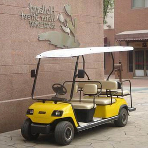 Multifunctional Aluminum Frame Golf Cart Battery 6 Passengers Go Kart Electric Car