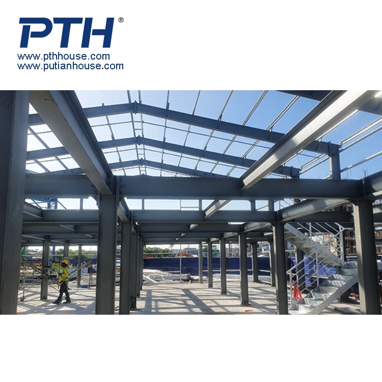 Low Cost High quality/High cost performance  Prefabricated Steel Structure for Workshop