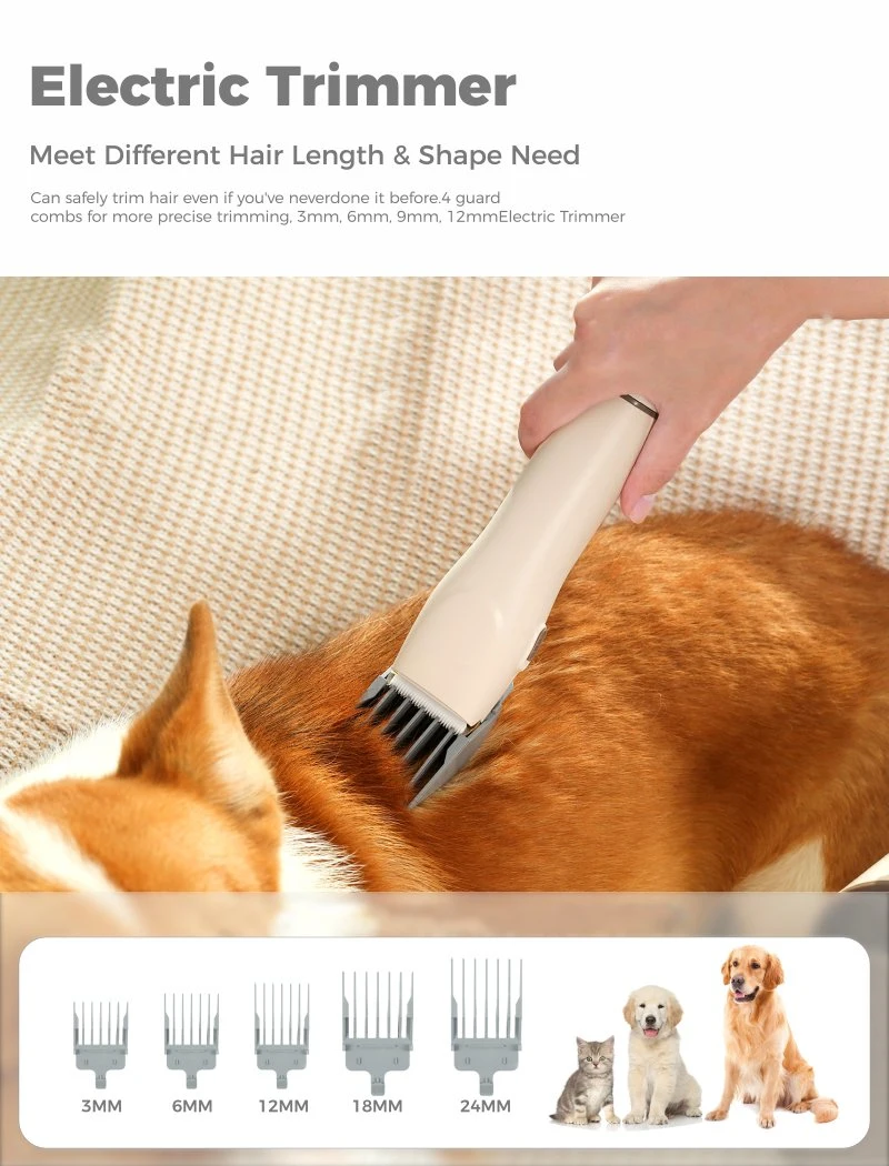 Extracteur de cheveux chien toilettage pour animaux de compagnie professionnelle de la brosse Aspirateur