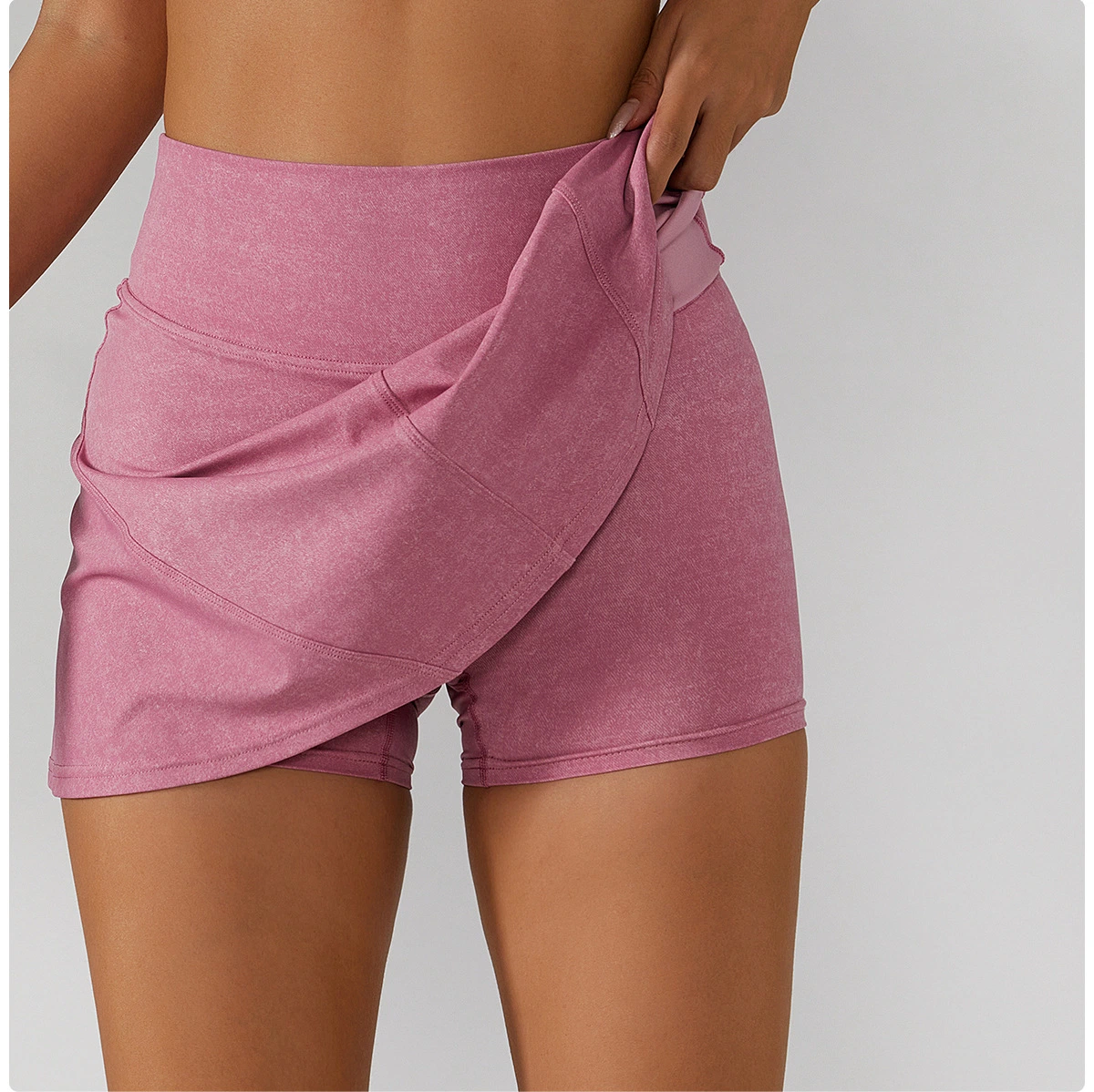 Nouveaux shorts de yoga minces d'été, jupes courtes ultra courtes, mini jupes, jupes de sport anti-lumière pour la gym, l'exercice, la course, le fitness, le tennis.