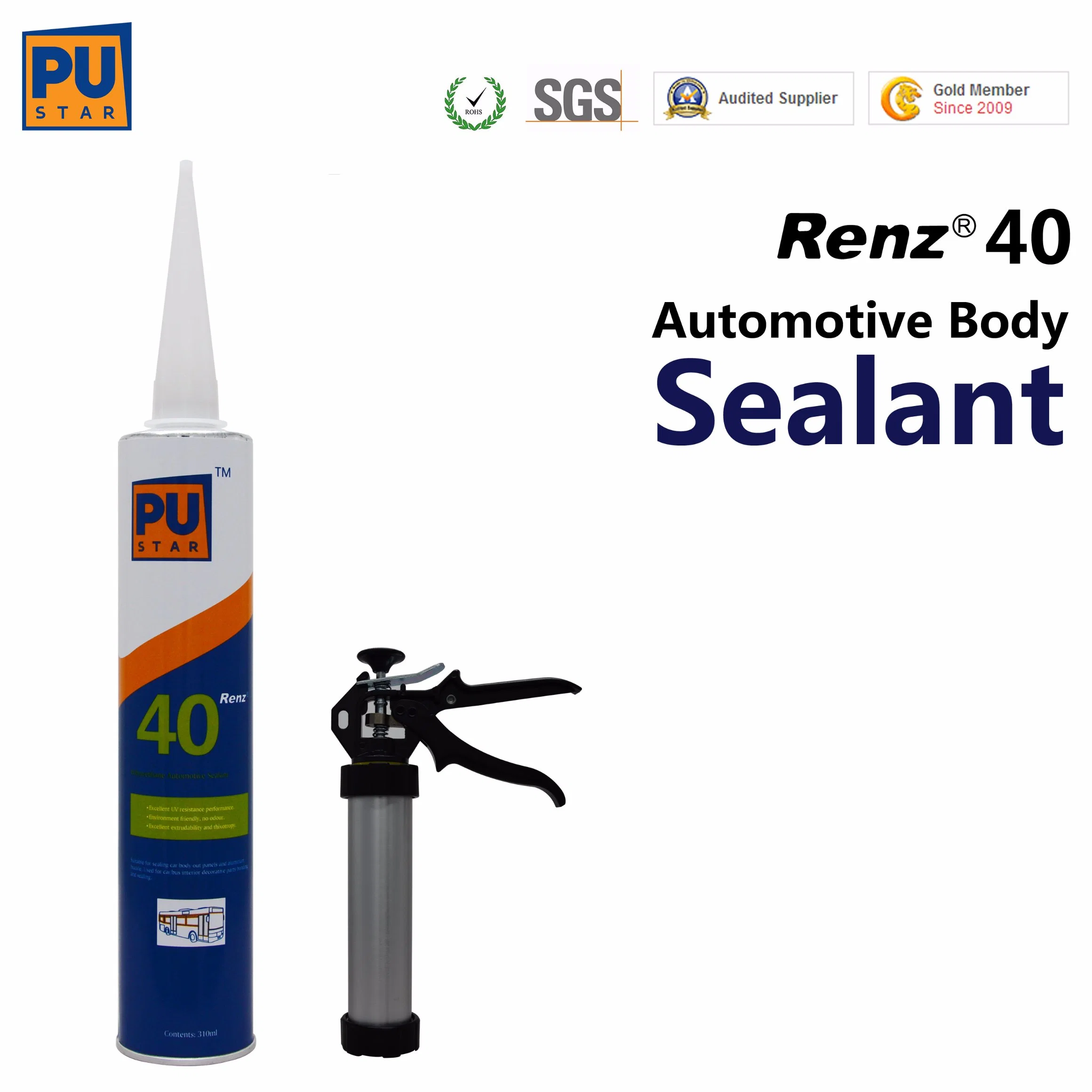 Water-Resistance Polyurethane Automobile Body Repair Sealant