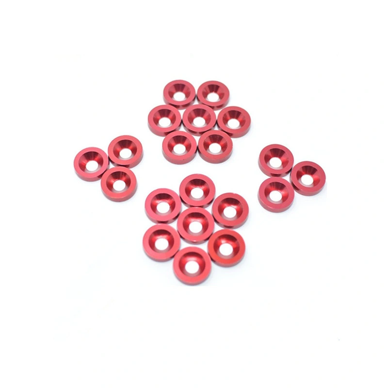 CNC Racing Car Aluminum Anodized Gasket with Stainless Steel Screw