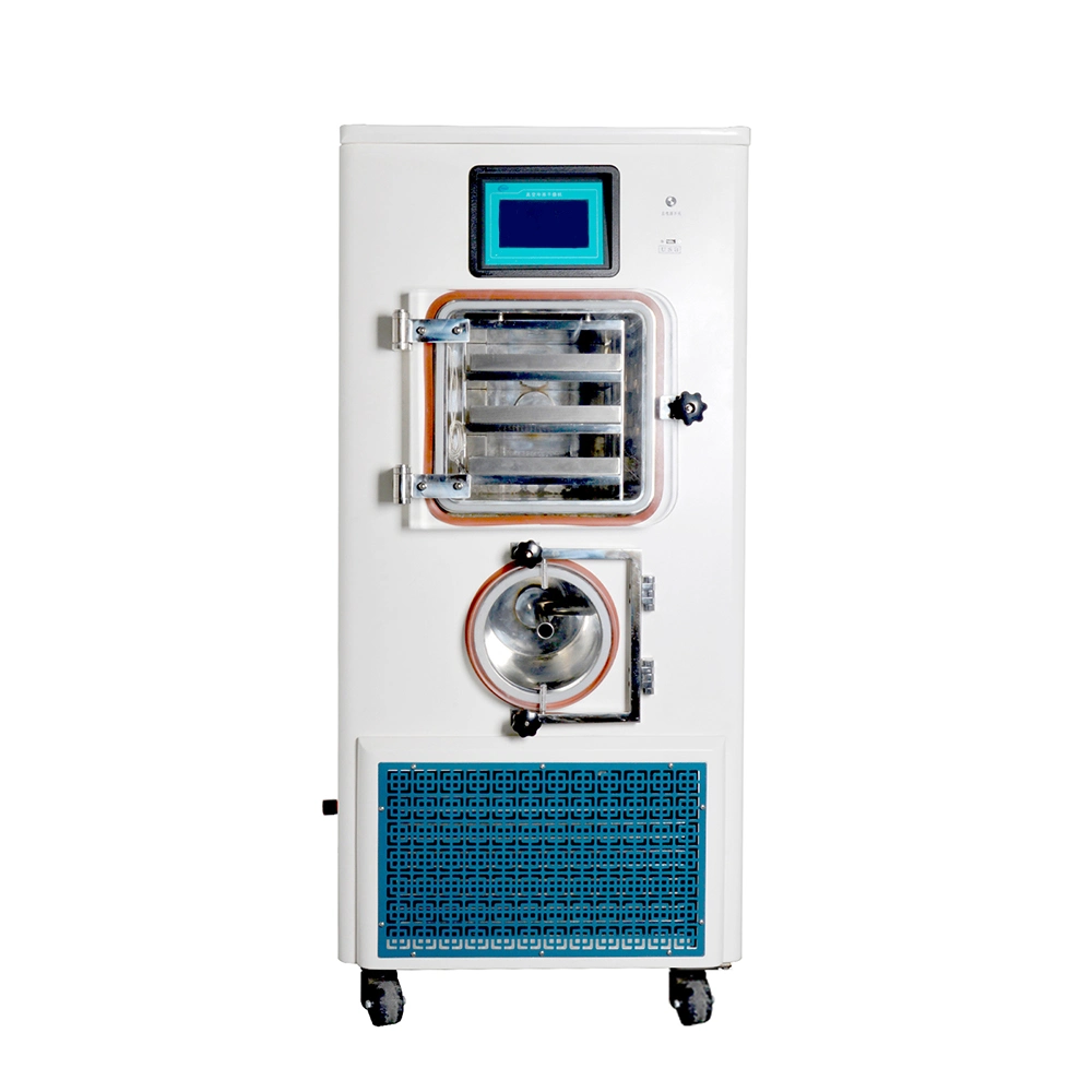 Novo Design Pilot-Scale in-situ de aquecimento elétrico aspirador de liofilização Máquina para flores e alimentos