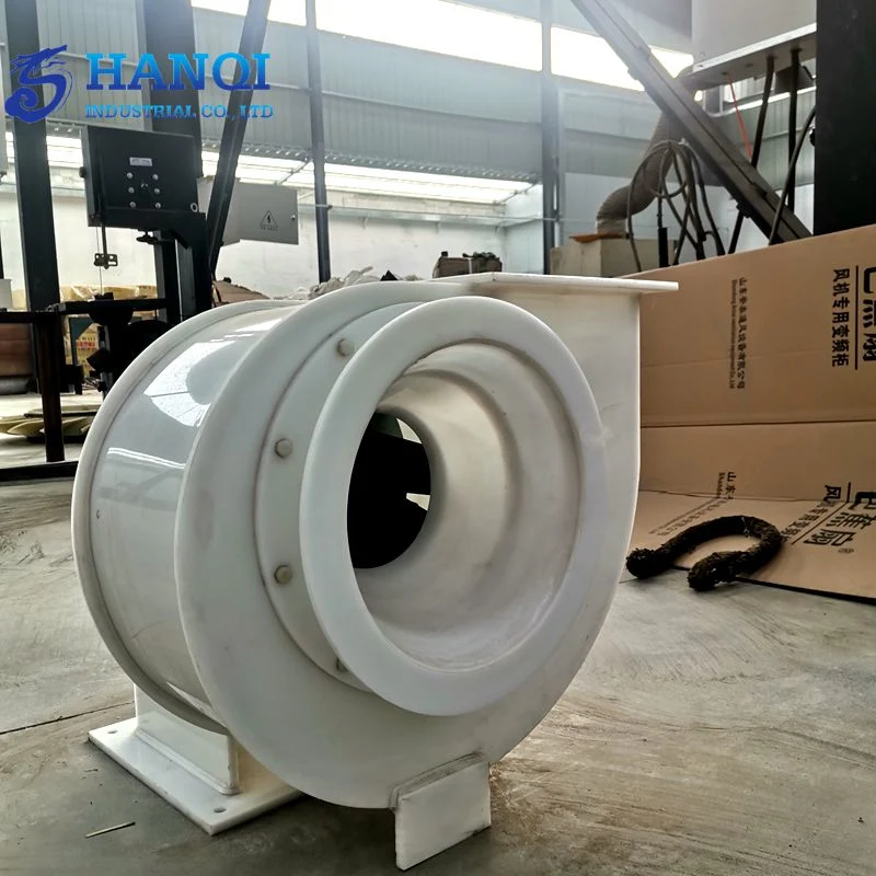 Laboratory PP Anti-Corrosion Plastic Centrifugal Fan 220V Ventilation Cabinet Fan Impeller Low Noise Centrifugal Fan