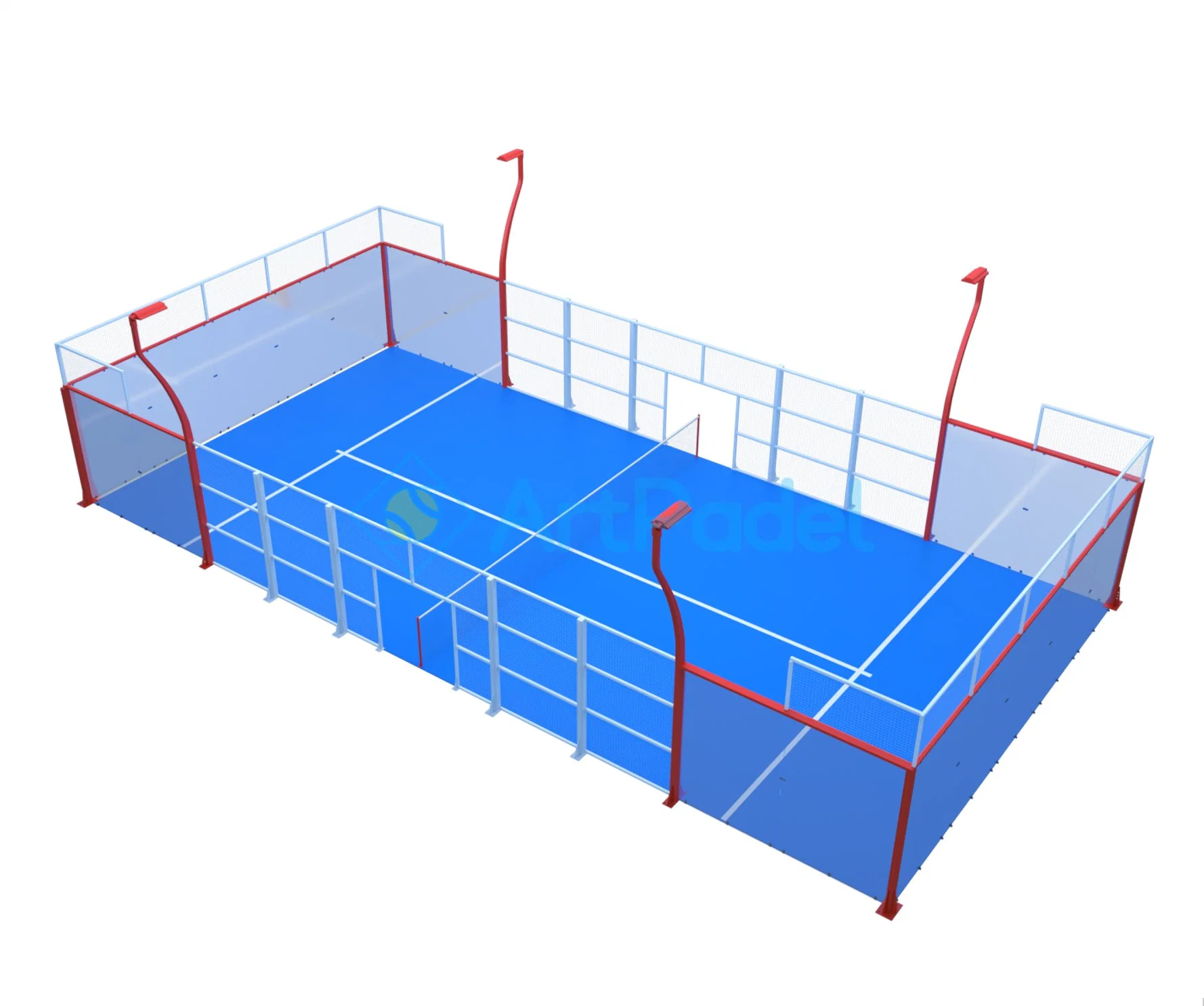 New Design Court Manufacturer Padel Court Factory Price Outdoor Tennis Court