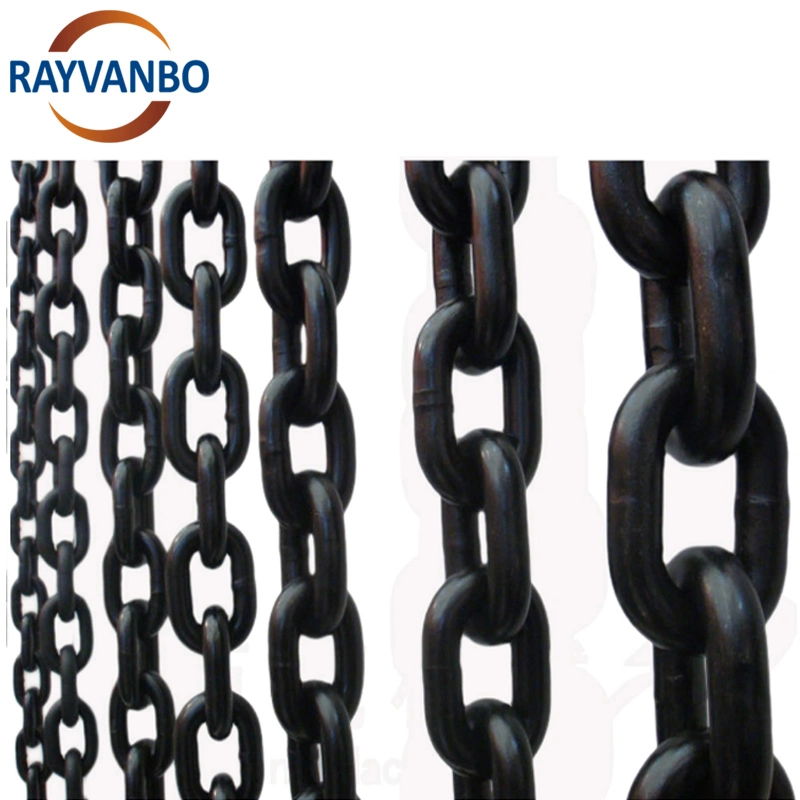 G80 Heavy Duty Stainless Steel Welded Standard Link Chain Marine Mooring Chain