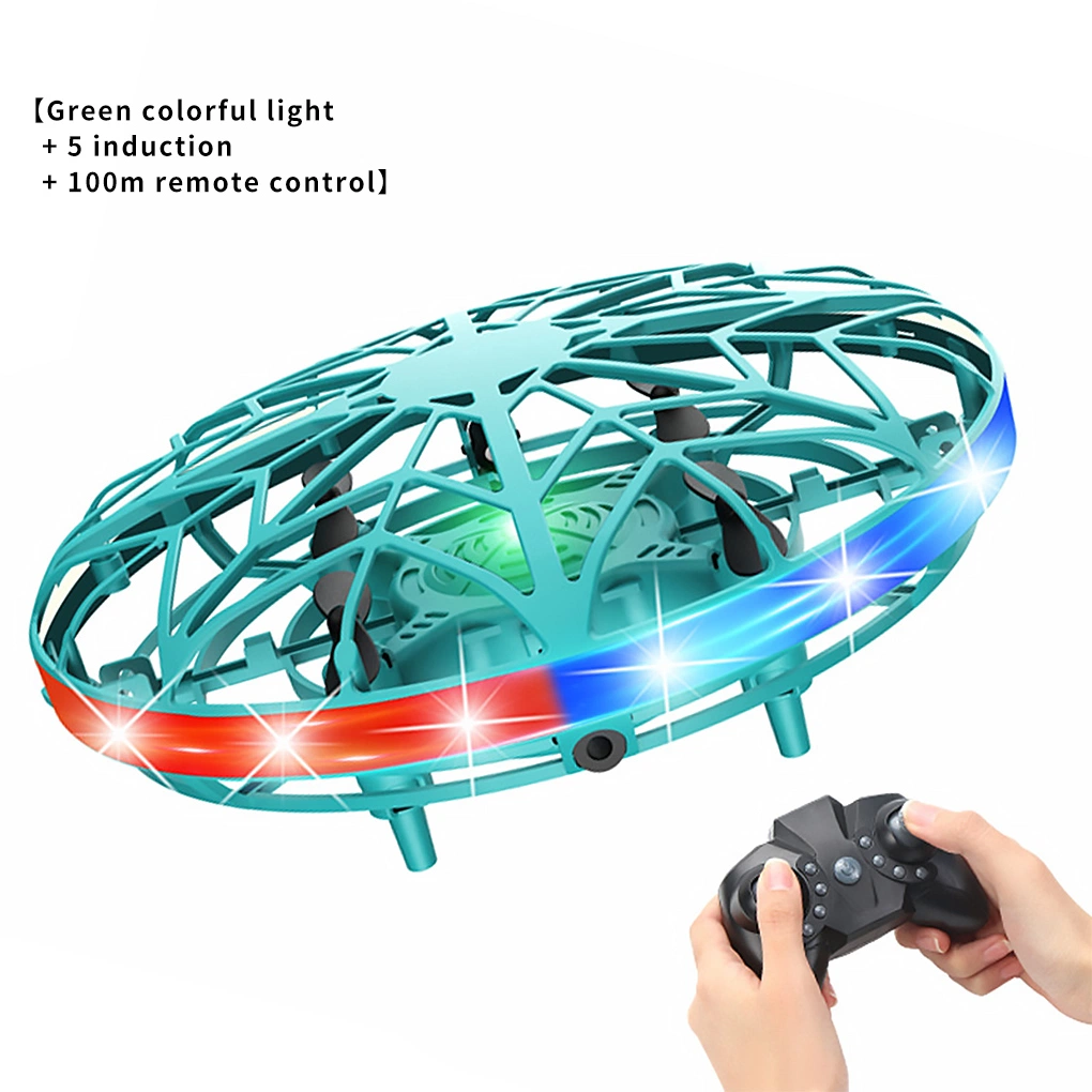Plástico Control remoto Drone RC UFO Flying Toys for Kids Regalo promocional de Navidad