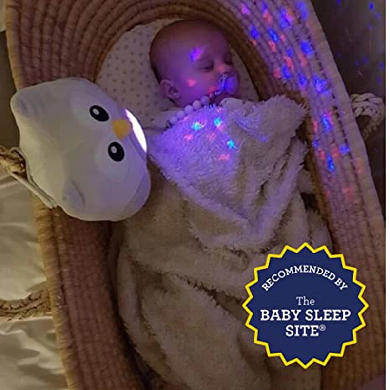 QS Discount Enfants Ventes Chaudes Bébé Dormir Apaiser Apaisant Peluche Hibou Animal Projecteur Nouveau-nés Musique Berceuse Lumière Calme Bruit Blanc Jouets pour Bébés