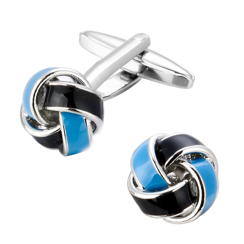 Brand High quality/High cost performance  Stainless Steel Twist Shape Cufflinks