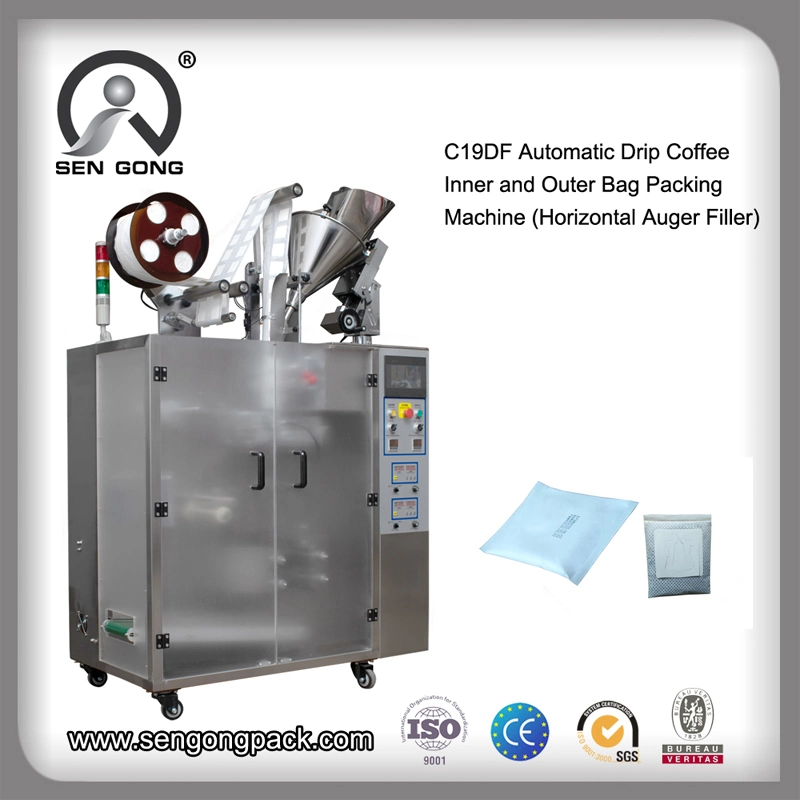 Drip France Royal Coffee Bag Packing Machine with Outer Envelop