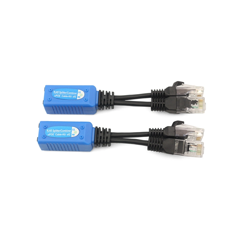 Upoe Splitter Network Signal Splitter Multiplexer One Network Cable Transmits 2 Channels of Network Signal Waterproof