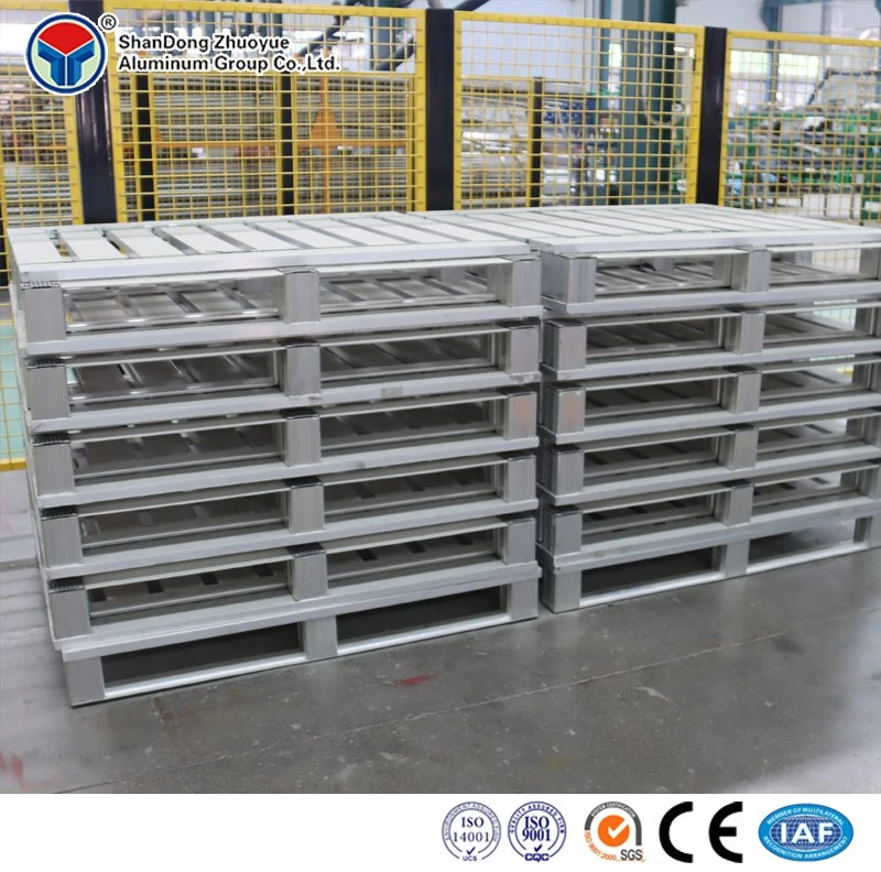 The Aluminum Pallet Forklift Truck Is a Heavy-Duty High-Load Steel Aluminum Pallet.