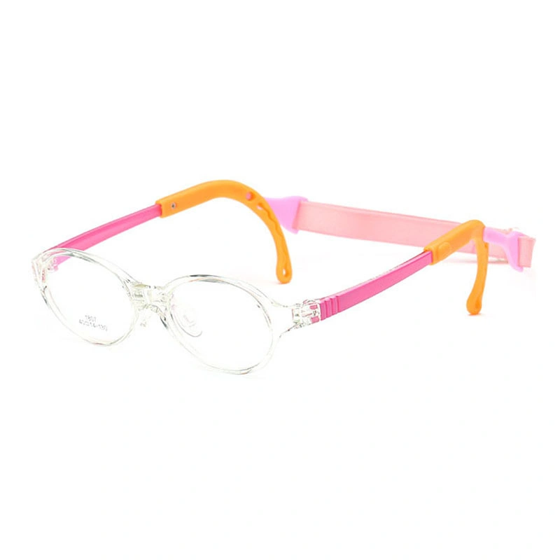 Wholesale/Supplier Newest Kids Trendy Custom Logo Non-Slip Transparent Sports Children Reading Glasses Eyeglasses Frames