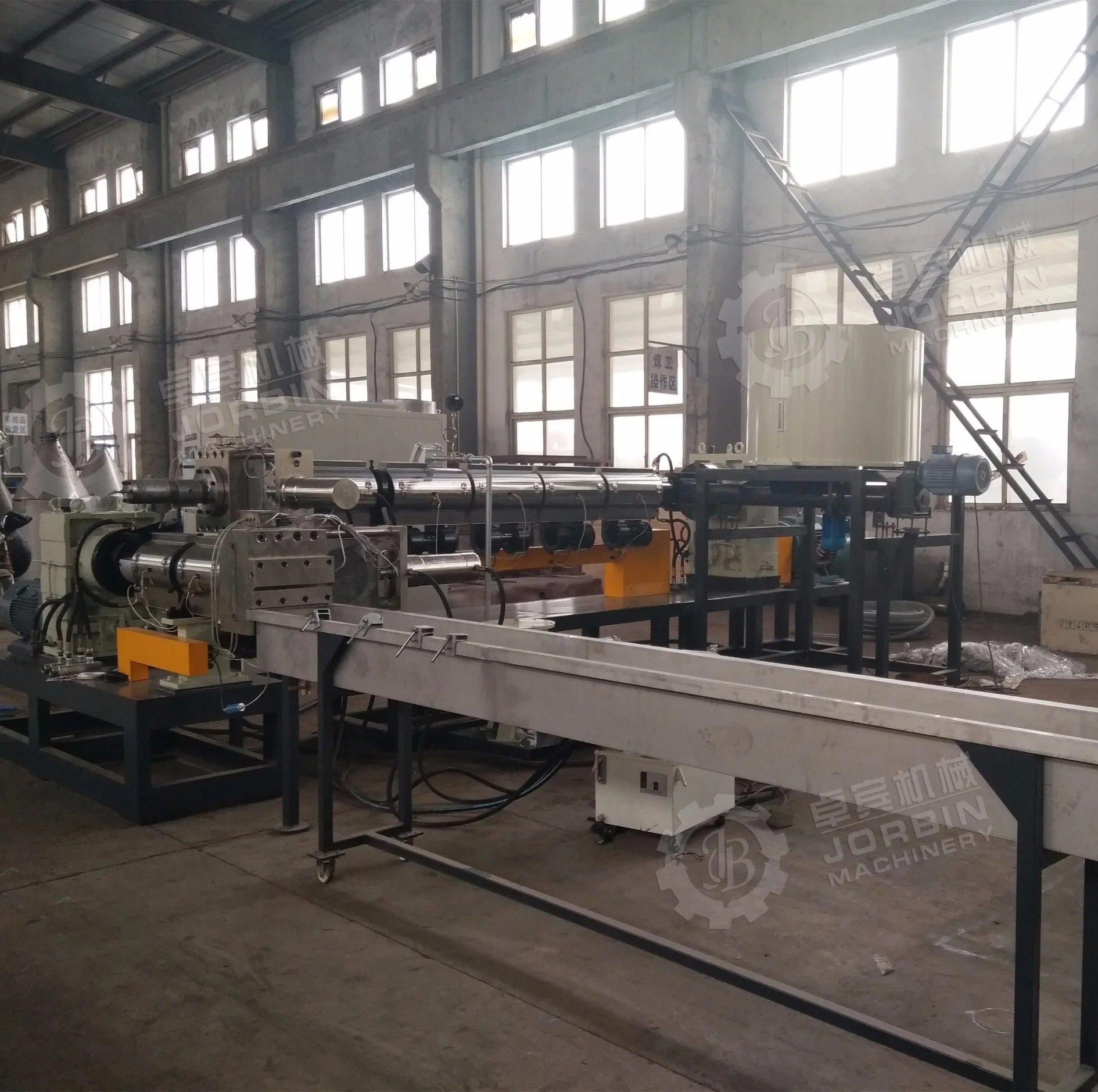 Two Step Extruder PP PE Granulation Machine with Side Force Feeder