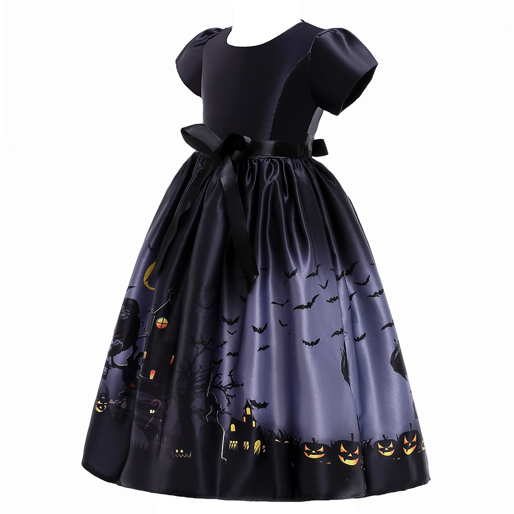 2021 All Hallows Day Dress Baby Wear Puffy Girls Party Garment