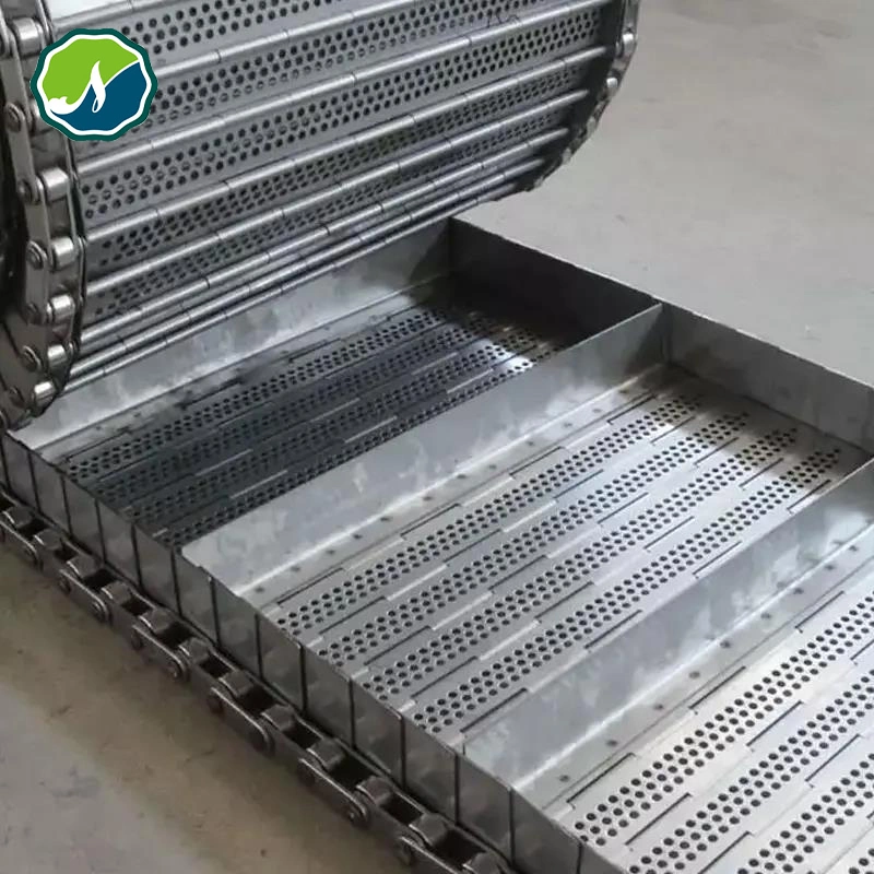 Metal Stainless Steel Perforated Chain Link Wire Mesh Conveyor Belts