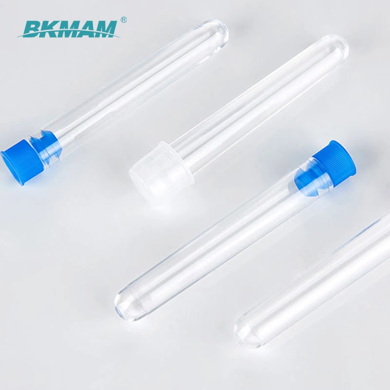 PS 12mm 13mm 15mm 16mm 20mm 12 X 75 15X100mm 16 X 150 Small Plastic Sample Test Tube