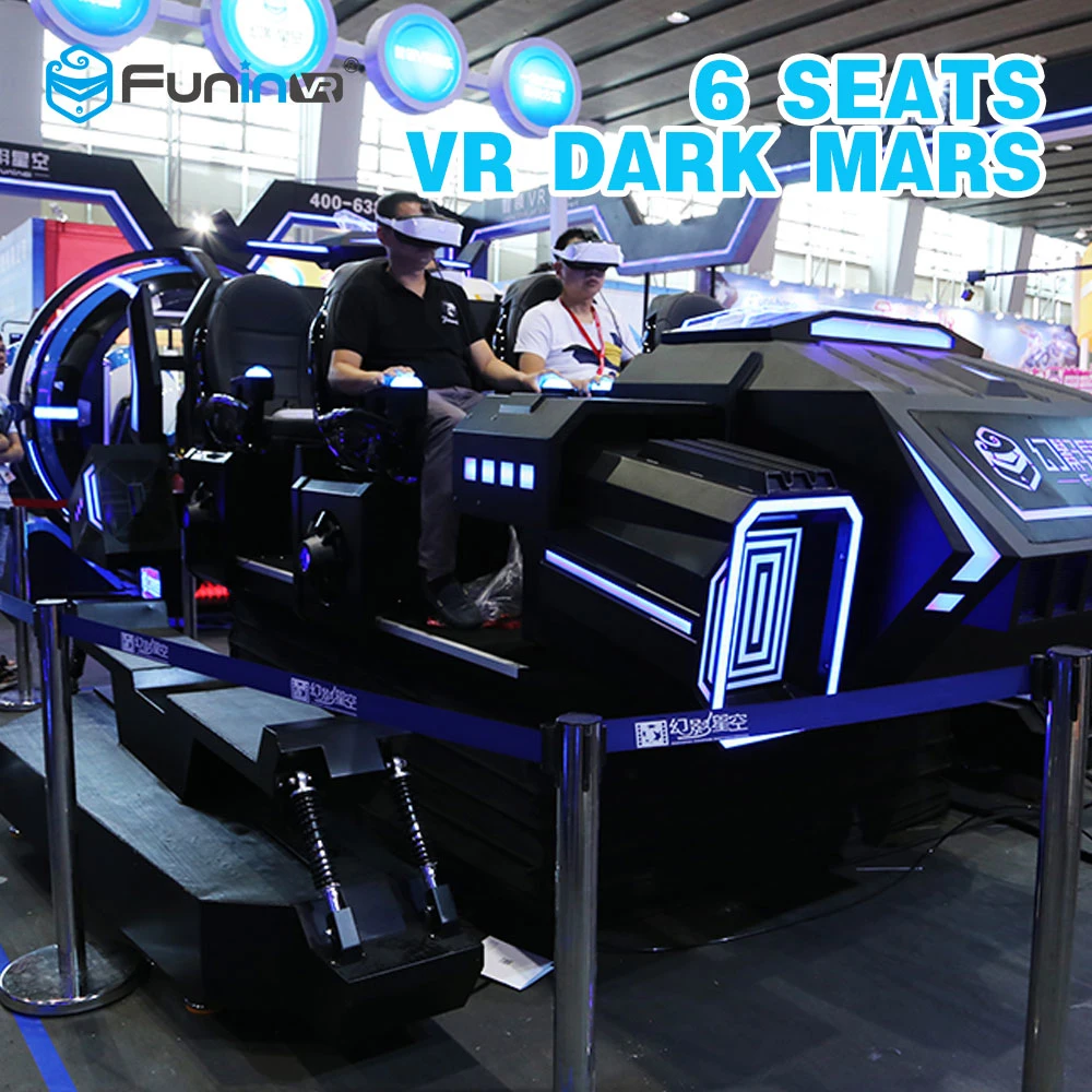 9d Vr 6 Seats Simulator Roller Coaster Arcade Game Machine