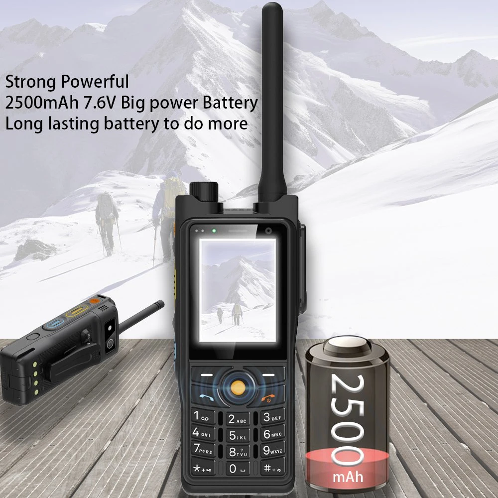 Long Distance 2500mAh Battery 4G Android Mobile Walkie Talkie Rugged Two Way Radio