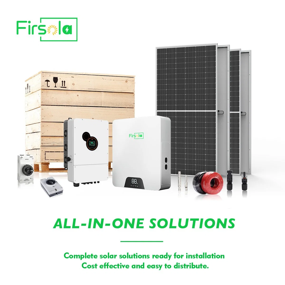 Firsola Off Grid SolarSystems 5000watt gerador solar Energia Solar Sistema Home