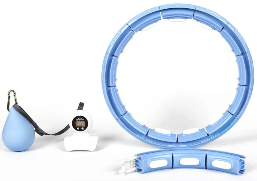 Bunte Smart Hula Ring Gewichtet Intelligent Body Slimming Hula Hoops Yoga-Fitnessgeräte