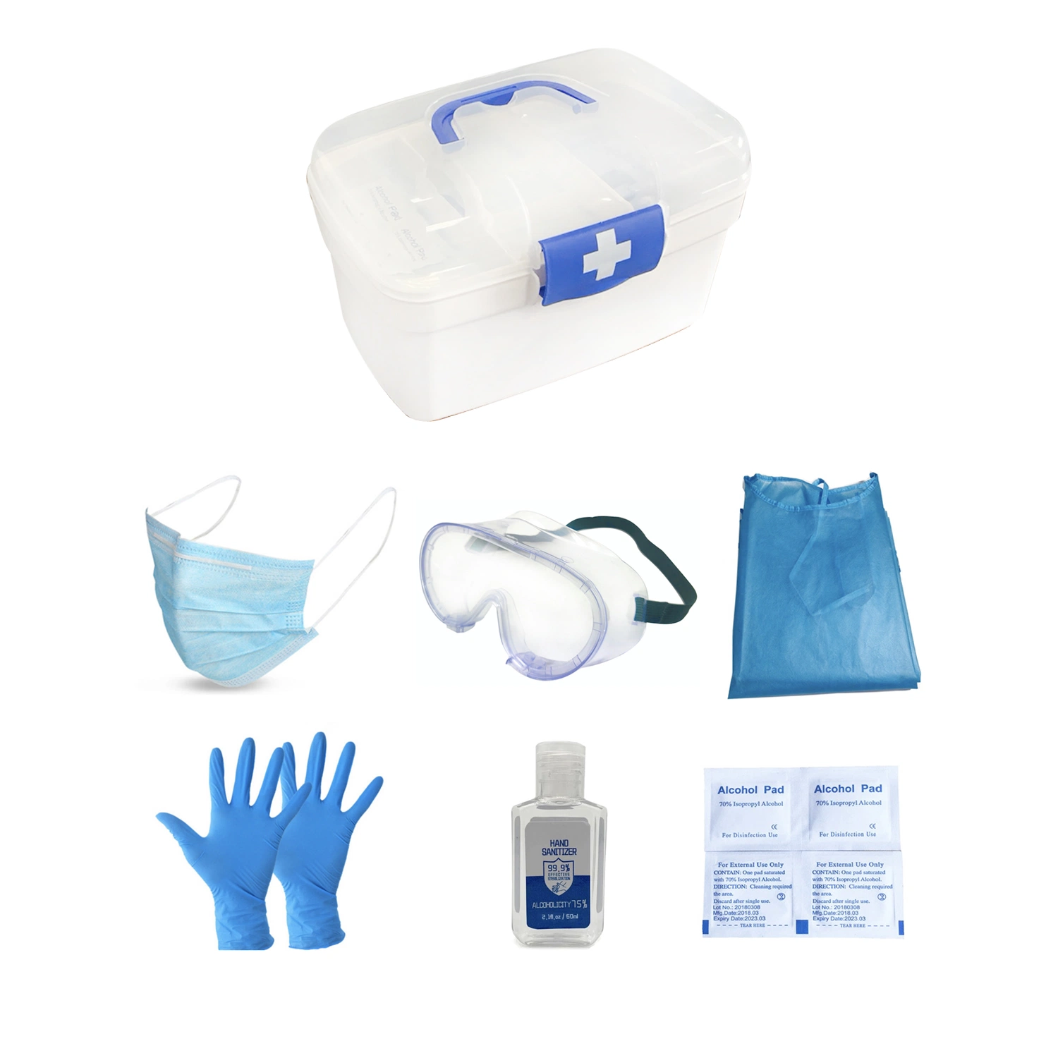 Logo Custom Promotion Protective First Aid Kit with PPE Products