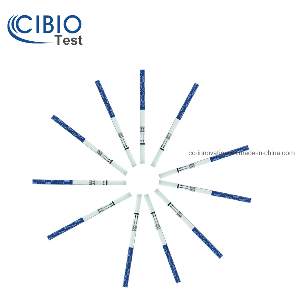 El embarazo precoz tira de prueba Kit de fertilidad Stick/ orina medir las mujeres el embarazo Prueba rápida papel