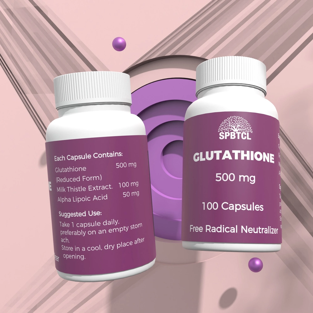 Les capsules de glutathion blanchissant supplément alimentaire antioxydant glutathion Service OEM