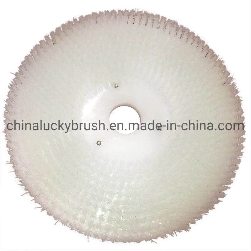 600mm Nylon Wire Round Plate Brush for Mold Cleaning (YY-433)