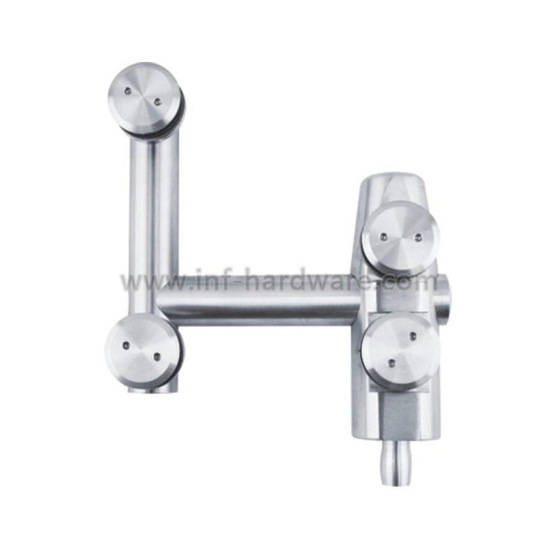 5 Star Hotel Shower Room Glass Wall Corner Connector Door Fittings Bathroom Accessories