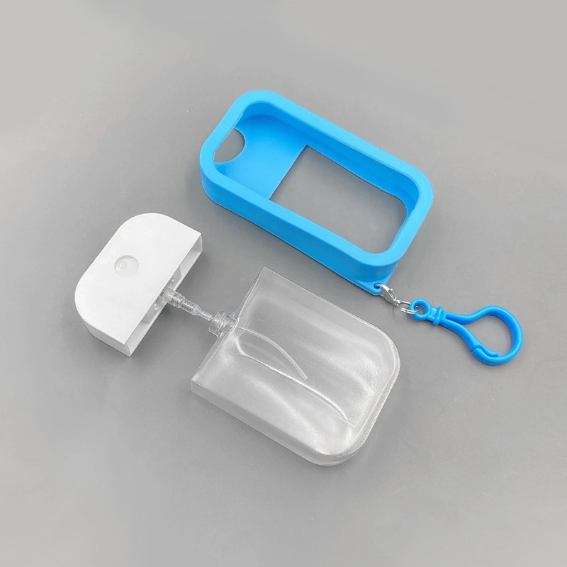 Plastic Hand Sanitizer Credit Card Pocket Perfume Mist Spray Bottle with Keychain