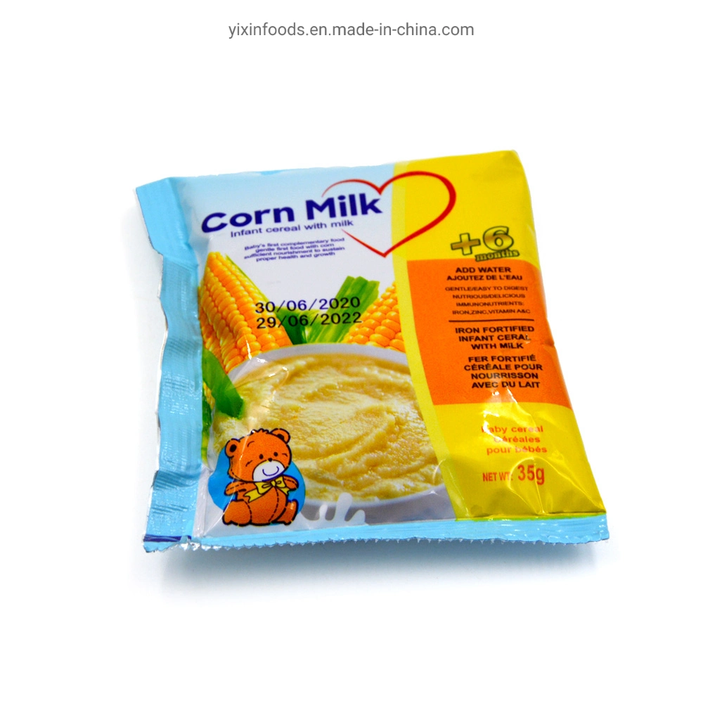 Céréales de maïs avec lait de qualité supérieure pour aliments pour bébés