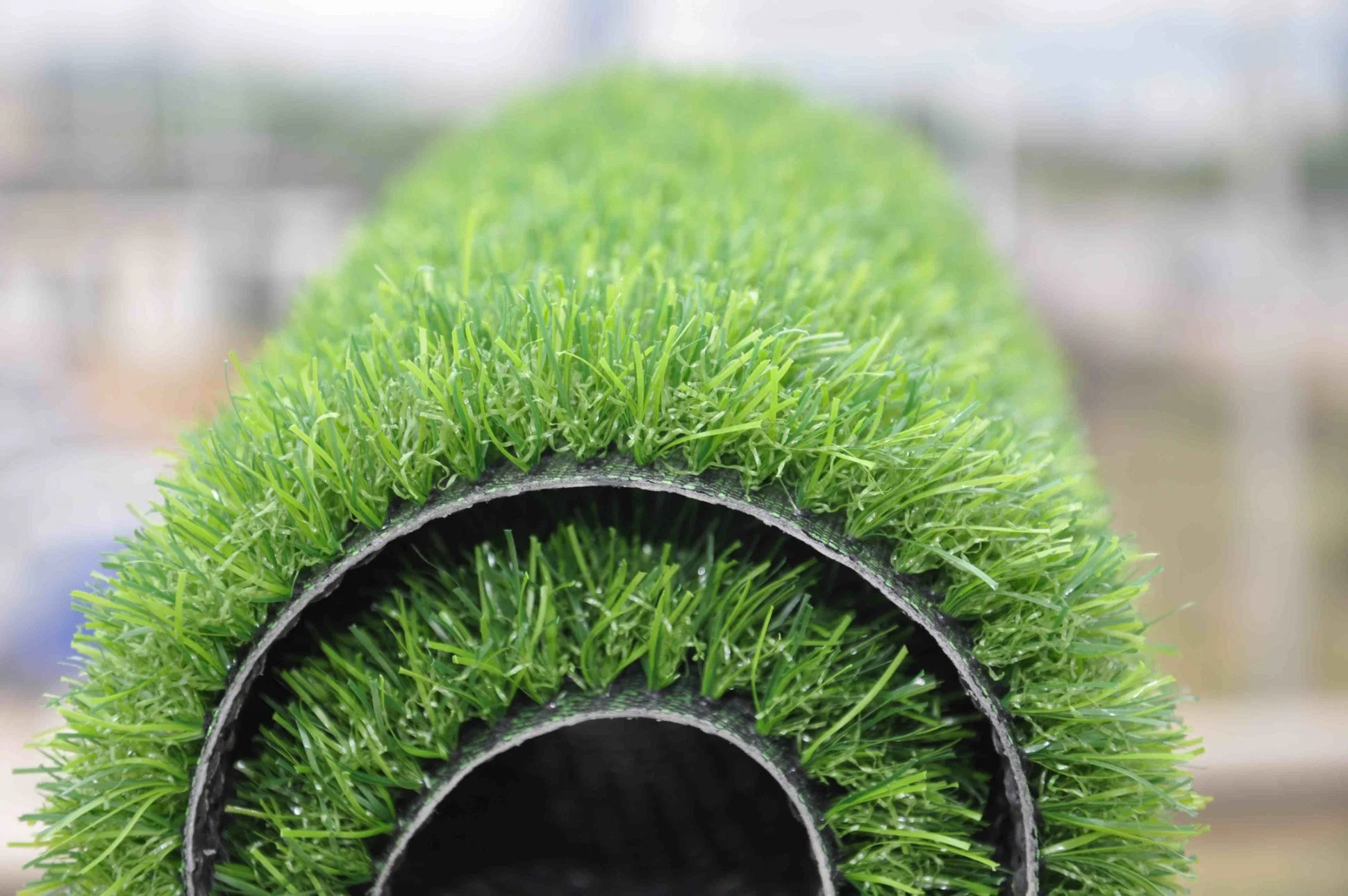 150 pontos relva artificial artificial artificial exterior sintética Lawn da China Paisagismo/paisagem