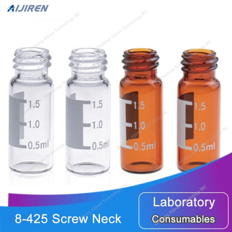 Sample Customization Aijiren 8-425 Screw Cap Glass HPLC Vials for Metrohm System