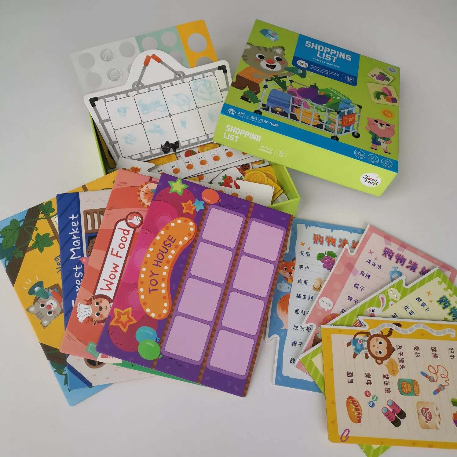 Tarjetas de papel gracioso jugar Box Set