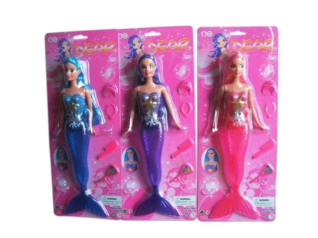 11.5 Inch Hard Material Wind up Plastic Girls Toy Doll (10217621)