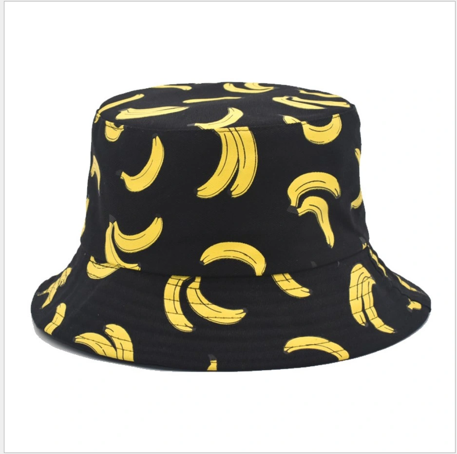 Banana Print Fisherman's Hat Summer Street Leisure Basin Hat