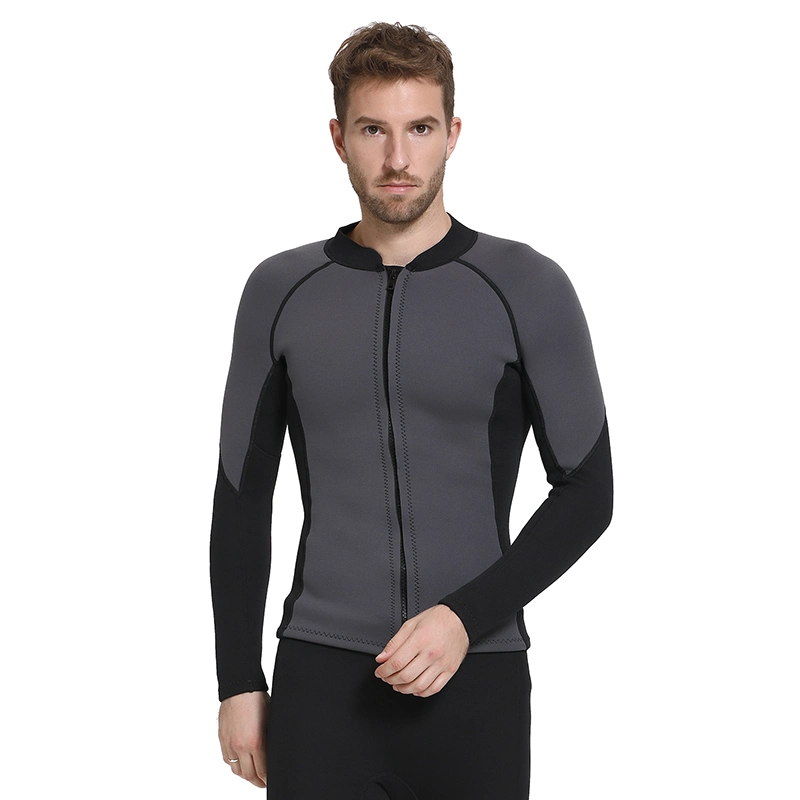 1252# New Style 3mm Keep Warm Sportswear Front Zip Diving Suit Wetsuit for Diving