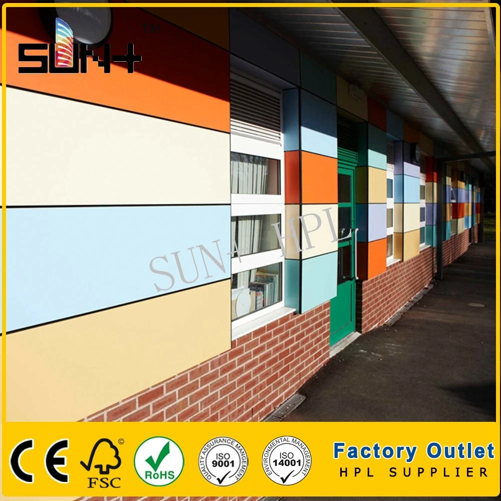 High quality/High cost performance  6mm Waterproof and Fireproof 6mm/8mm Exterior Wall Panel