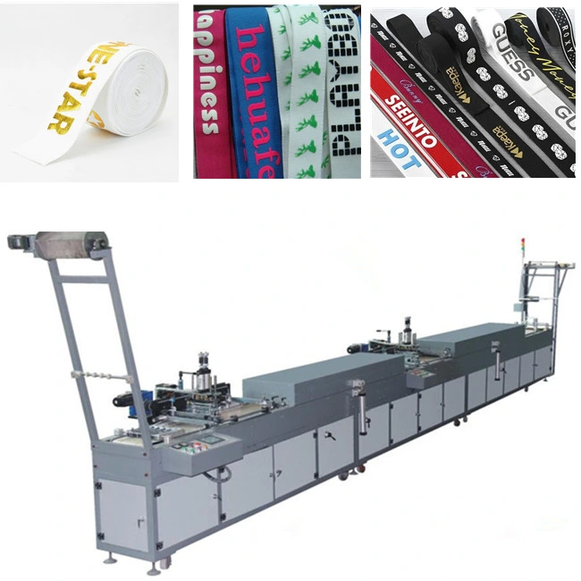 Elastic Nylon Woven Tape / Ribbon / Webbing Silicone Printing Machine