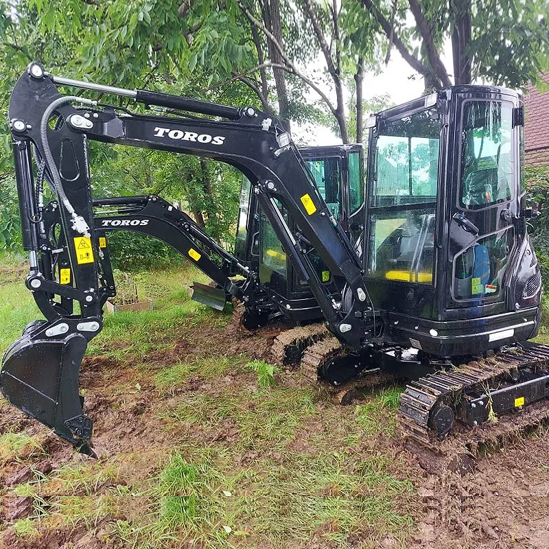 3,5 Ton 1000kg Factory Price Garden Crawler Excavadora de Marca Digger Mini Excavadora a la venta 1,5 toneladas 2 toneladas 3 toneladas Maquinaria de construcción Miniexcavadora de 5 toneladas