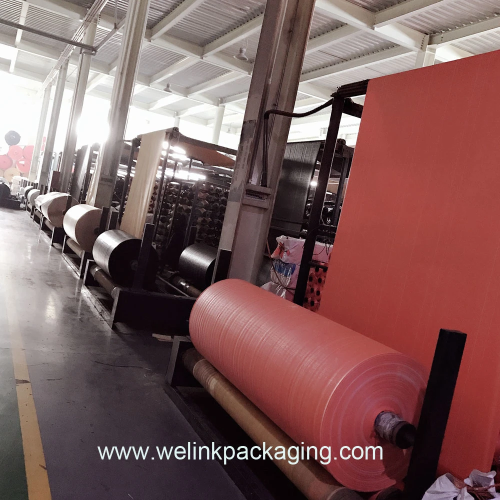 100% Virgin Material PP Woven Fabric Roll Sack Roll Jumbo Bag Roll Bag Raw Materials