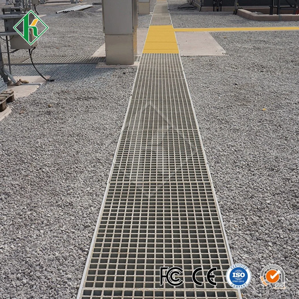 Kaiheng Metal Grating Factory Trench Cover Steel Grating China Anti-Theft Drain Cover Drainage Grates